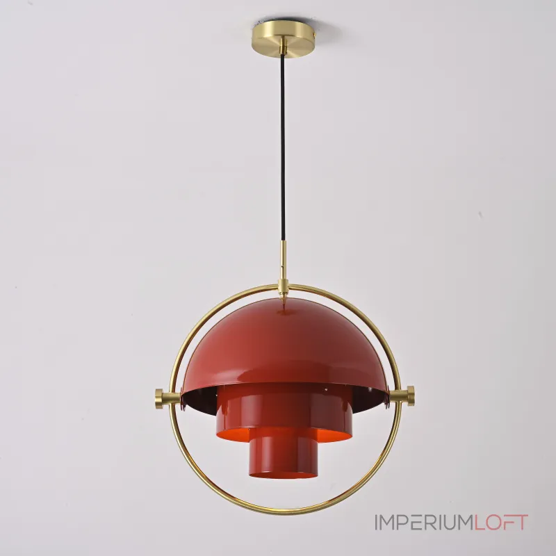 Подвесной светильник Louis Weisdorff Gubi Multi-lite Pendant Red
