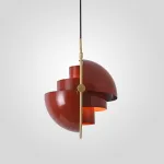 Подвесной светильник Louis Weisdorff Gubi Multi-lite Pendant Red