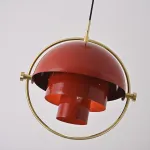 Подвесной светильник Louis Weisdorff Gubi Multi-lite Pendant Red