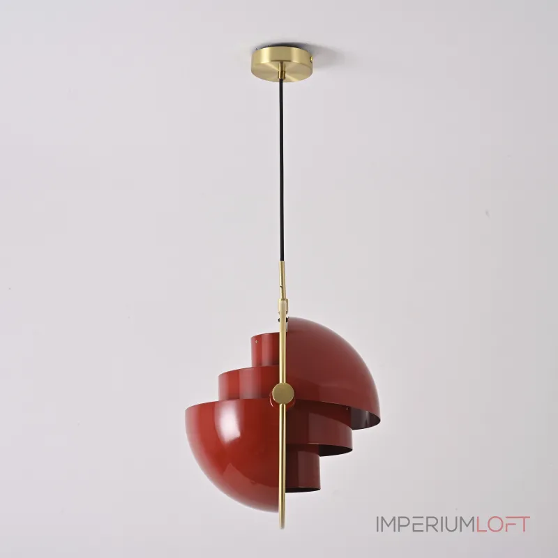 Подвесной светильник Louis Weisdorff Gubi Multi-lite Pendant Red