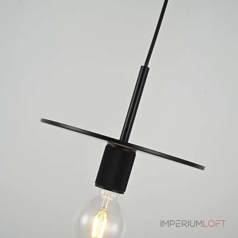 Подвесной светильник RH Utilitaire Disk Shade Pendant Black от ImperiumLoft Подвесной светильник RH Utilitaire Disk Shade Pendant Black от ImperiumLoft