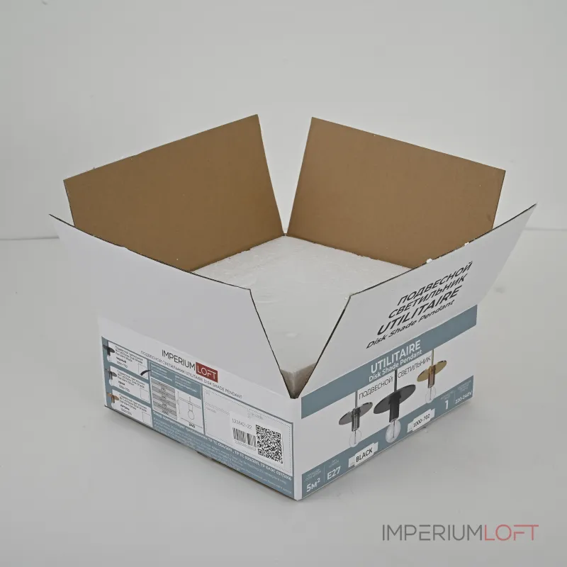 Подвесной светильник RH Utilitaire Disk Shade Pendant Black от ImperiumLoft Подвесной светильник RH Utilitaire Disk Shade Pendant Black от ImperiumLoft