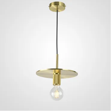 Подвесной светильник RH Utilitaire Disk Shade Pendant Brass Подвесной светильник RH Utilitaire Disk Shade Pendant Brass
