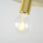 Подвесной светильник RH Utilitaire Disk Shade Pendant Brass от ImperiumLoft