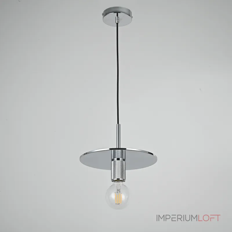 Подвесной светильник RH Utilitaire Disk Shade Pendant Silver от ImperiumLoft Подвесной светильник RH Utilitaire Disk Shade Pendant Silver от ImperiumLoft