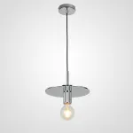 Подвесной светильник RH Utilitaire Disk Shade Pendant Silver от ImperiumLoft