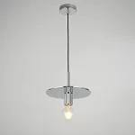 Подвесной светильник RH Utilitaire Disk Shade Pendant Silver от ImperiumLoft