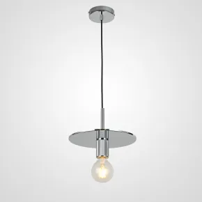 Подвесной светильник RH Utilitaire Disk Shade Pendant Silver