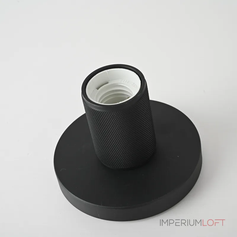 Потолочный светильник RH Utilitaire Socket Flushmount Black от ImperiumLoft