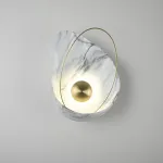 Настенный светильник CLAM Белый мрамор от ImperiumLoft