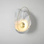 Настенный светильник CLAM Белый мрамор от ImperiumLoft