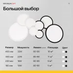 Потолочный светильник SLIM D18 Белый от ImperiumLoft