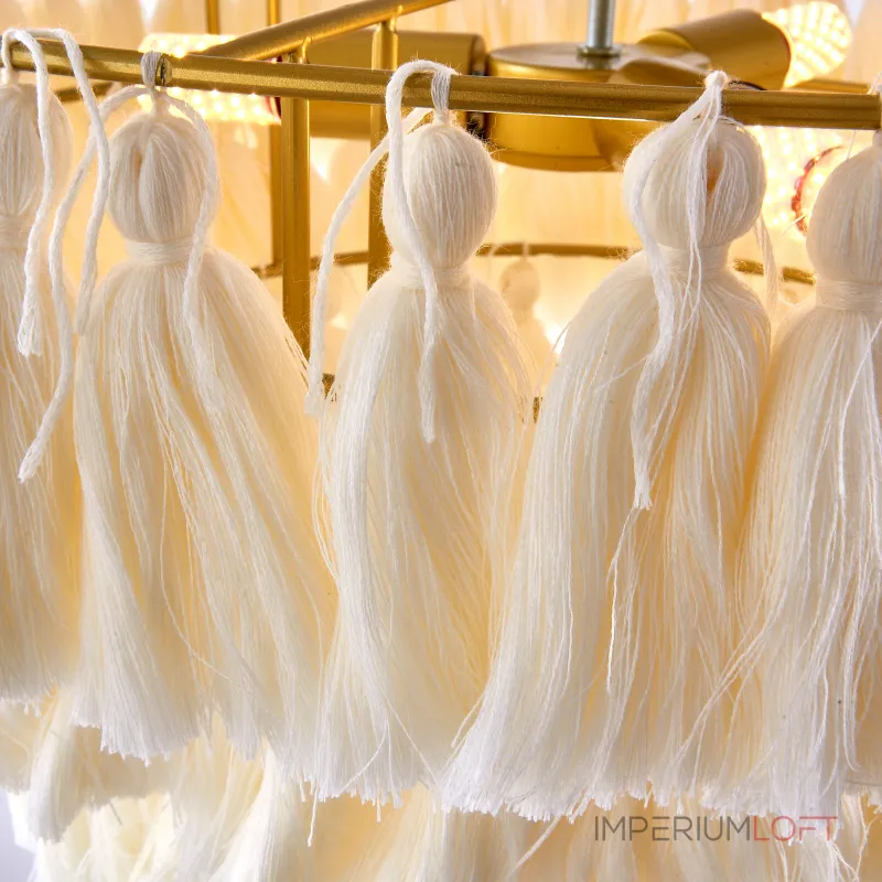 Подвесная люстра TASSEL Бежевый от ImperiumLoft