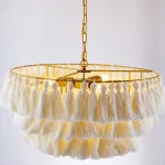 Подвесная люстра TASSEL Бежевый от ImperiumLoft