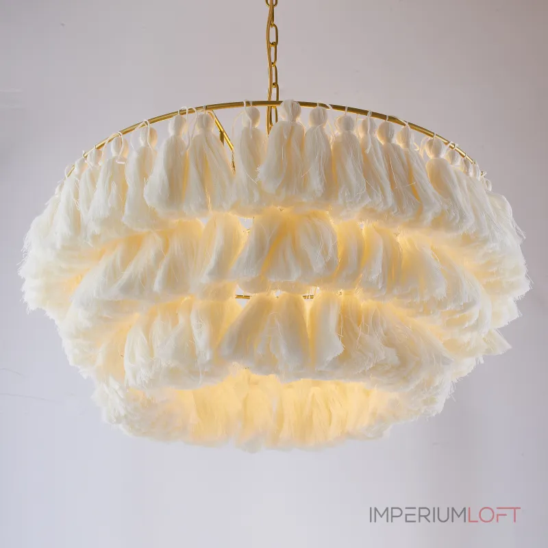 Подвесная люстра TASSEL Бежевый от ImperiumLoft