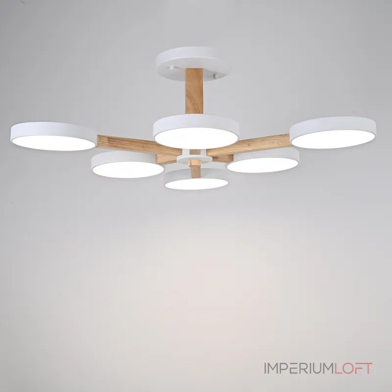 Потолочный светильник TURNA L6 White от ImperiumLoft Потолочный светильник TURNA L6 White от ImperiumLoft