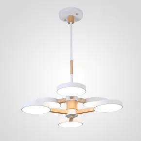 Люстра на штанге TURNA DBL L6 White