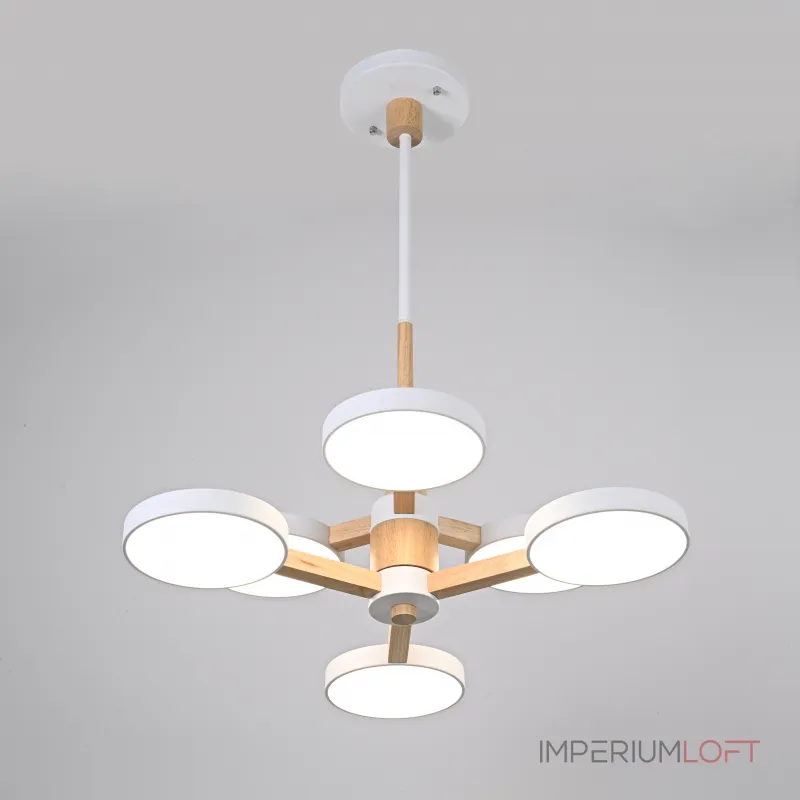 Люстра на штанге TURNA DBL L6 White