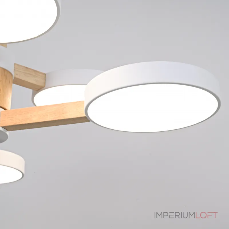 Люстра на штанге TURNA DBL L6 White