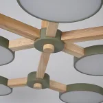 Потолочная люстра TURNA Хаки