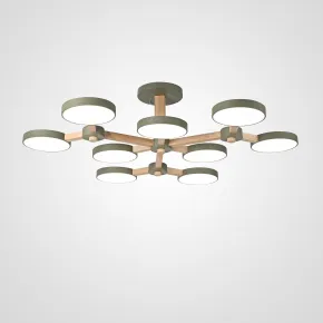 Потолочная люстра TURNA Хаки