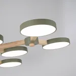 Потолочная люстра TURNA Хаки