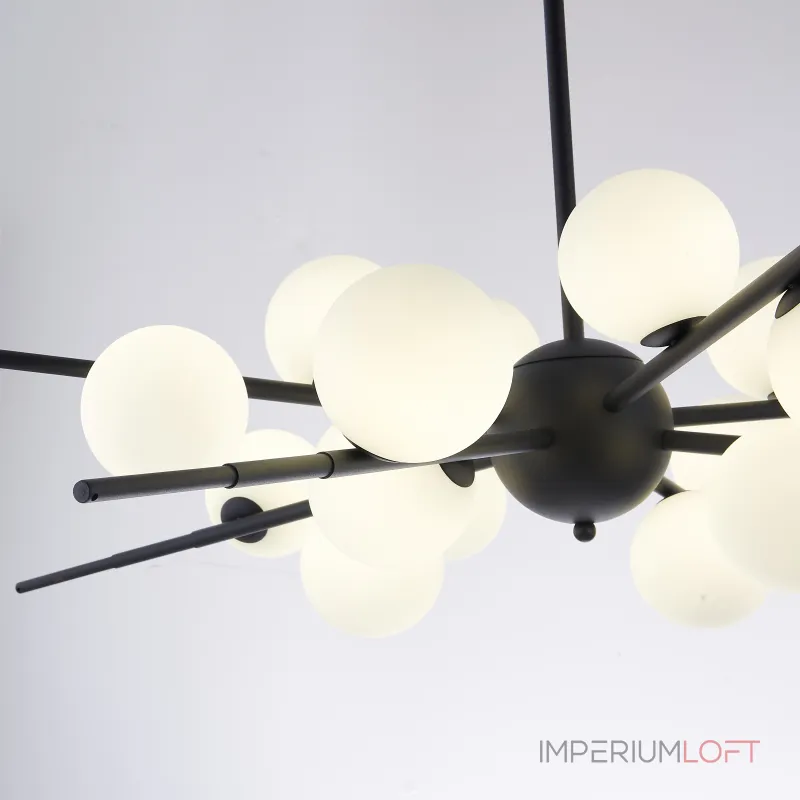 Люстра на штанге Cherry Bomb 16 balls black