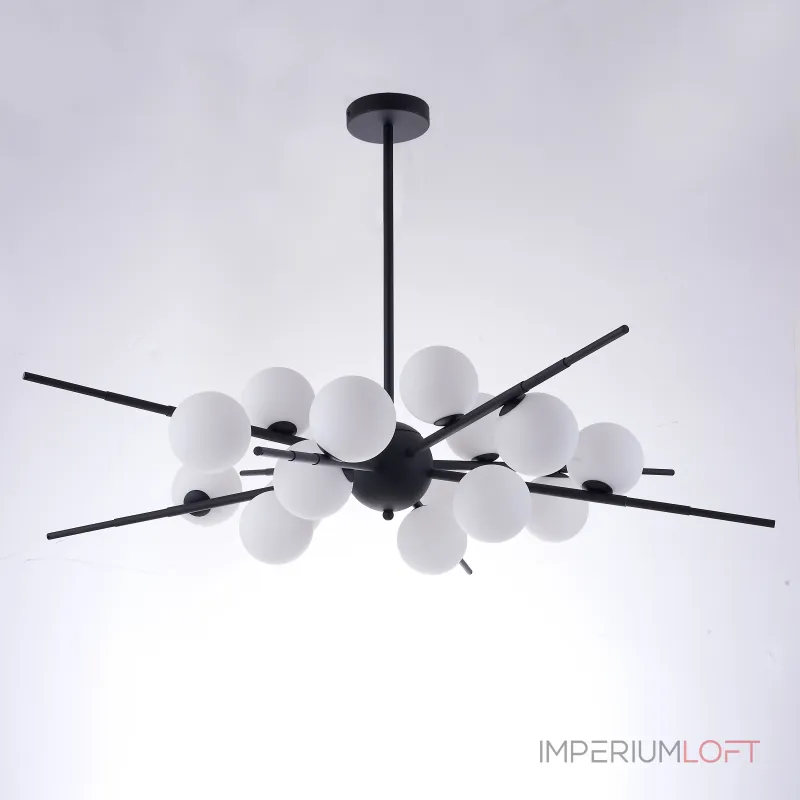 Люстра на штанге Cherry Bomb 16 balls black