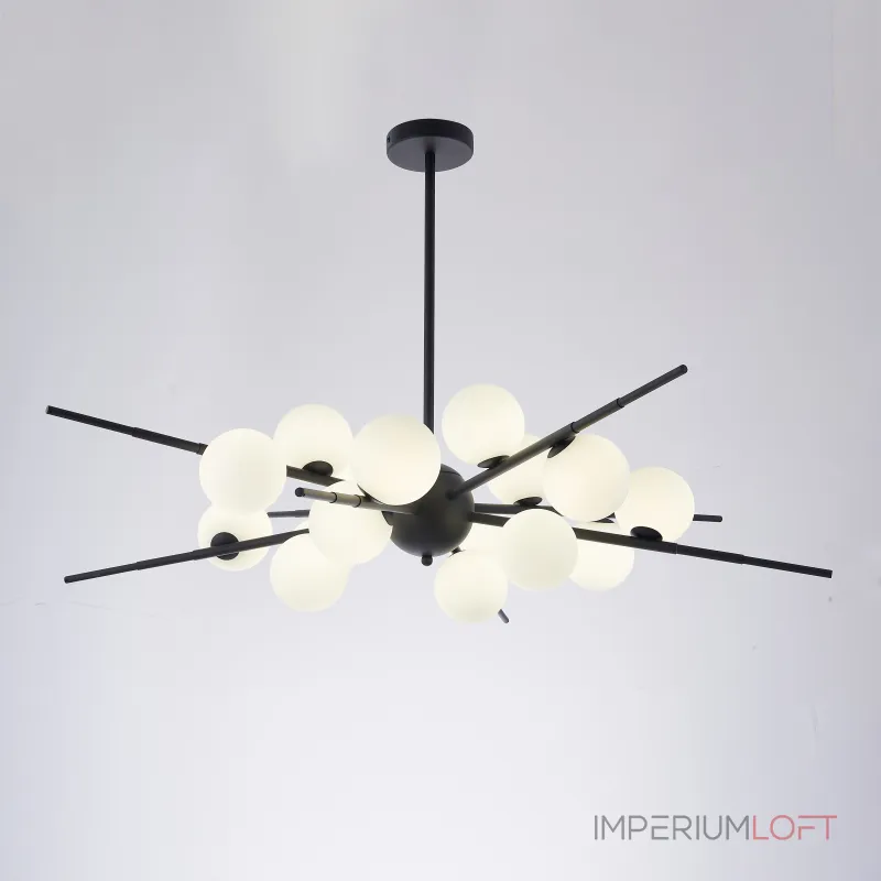 Люстра на штанге Cherry Bomb 16 balls black