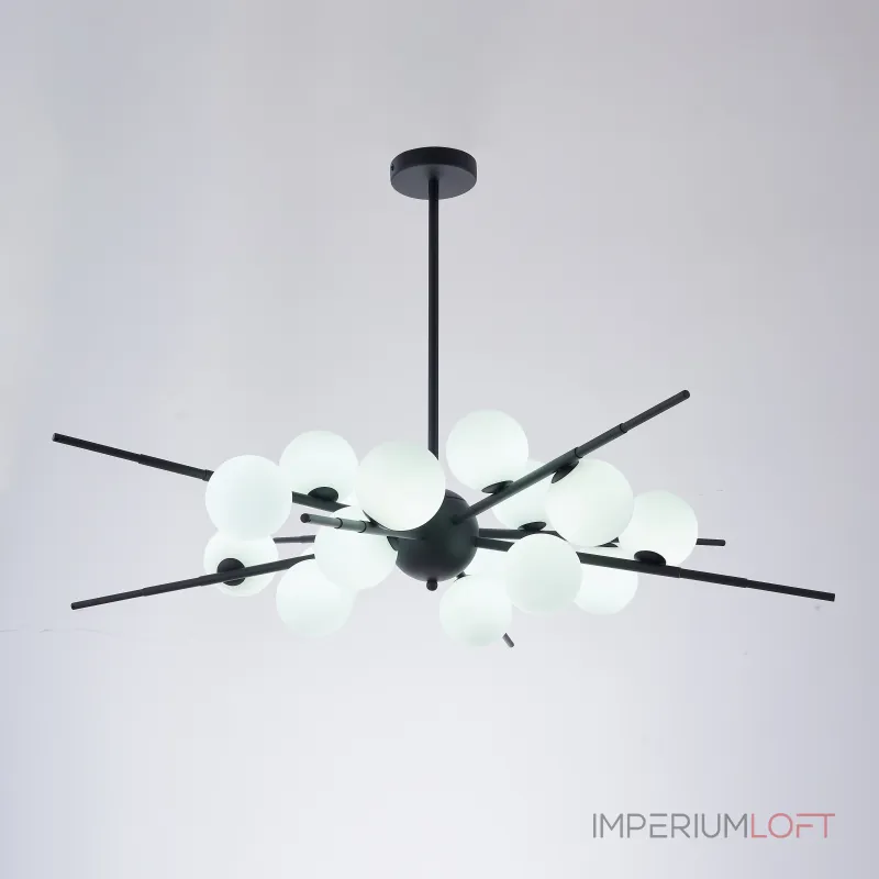 Люстра на штанге Cherry Bomb 16 balls black