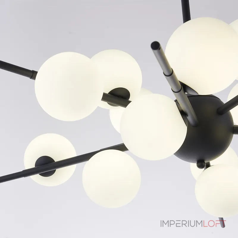 Люстра на штанге Cherry Bomb 16 balls black