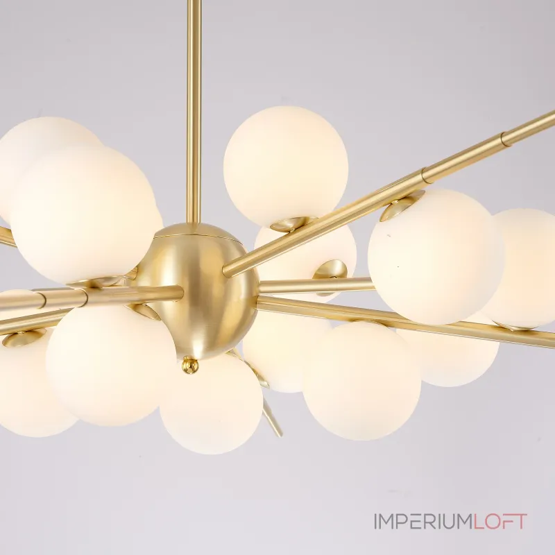 Люстра на штанге Cherry Bomb 16 balls Gold