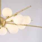 Люстра на штанге Cherry Bomb 16 balls Gold