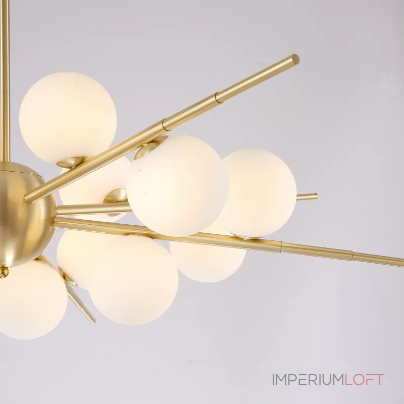 Люстра на штанге Cherry Bomb 16 balls Gold