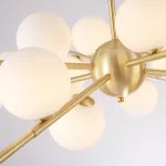 Люстра на штанге Cherry Bomb 16 balls Gold