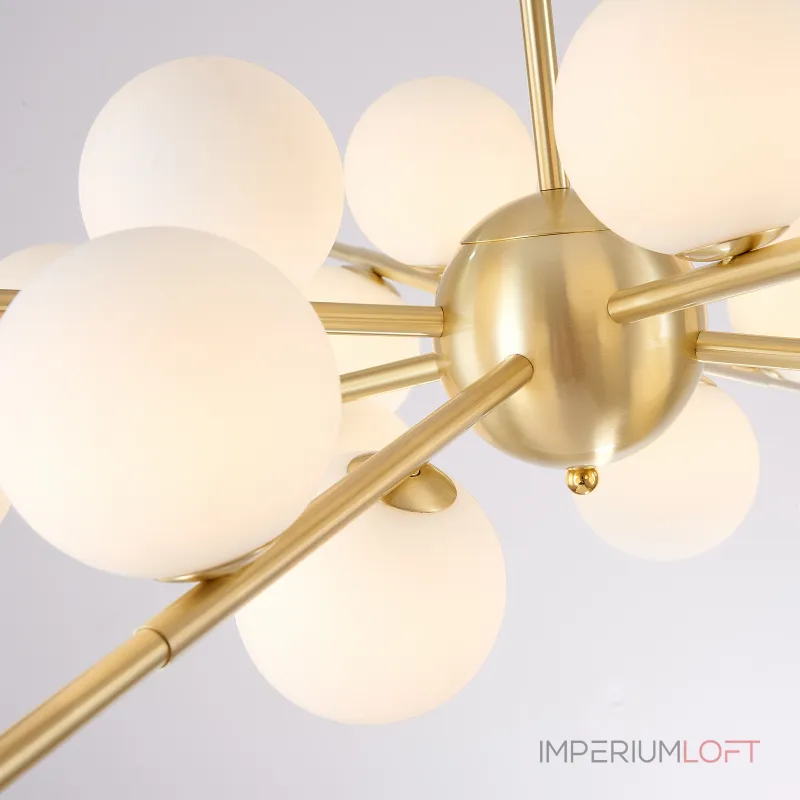 Люстра на штанге Cherry Bomb 16 balls Gold