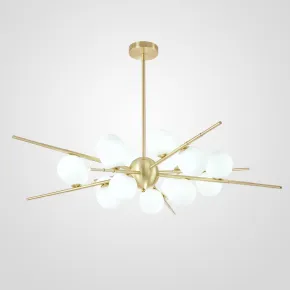 Люстра на штанге Cherry Bomb 16 balls Gold