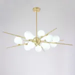 Люстра на штанге Cherry Bomb 16 balls Gold