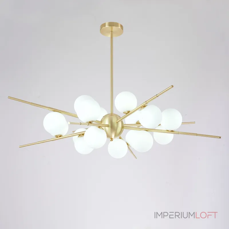 Люстра на штанге Cherry Bomb 16 balls Gold