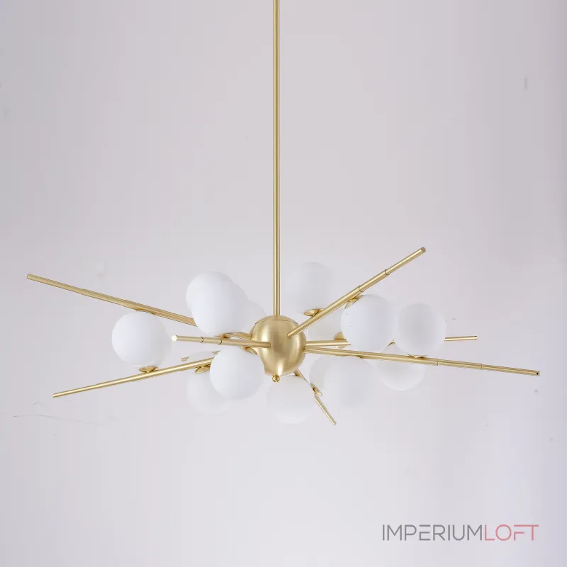 Люстра на штанге Cherry Bomb 16 balls Gold