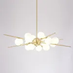 Люстра на штанге Cherry Bomb 16 balls Gold