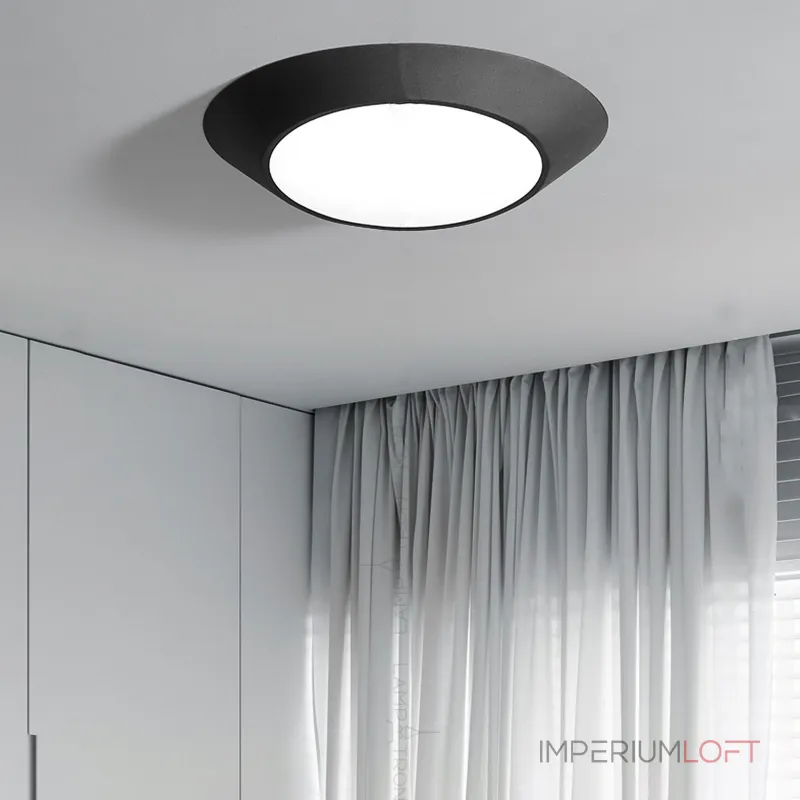 Потолочный светодиодный светильник KEYES Black D30 от ImperiumLoft