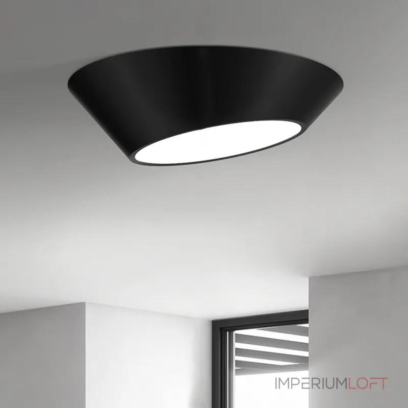 Потолочный светодиодный светильник KEYES Black D30 от ImperiumLoft