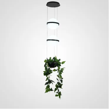 Подвесной светильник PALMA Wall lamp 2 шара + 1 вазон