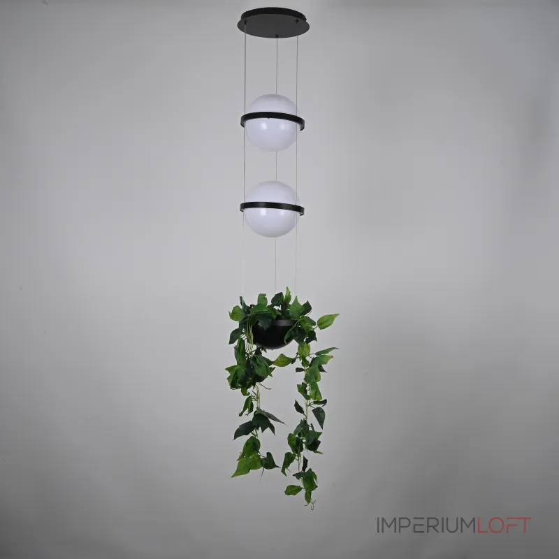 Подвесной светильник PALMA Wall lamp 2 шара + 1 вазон