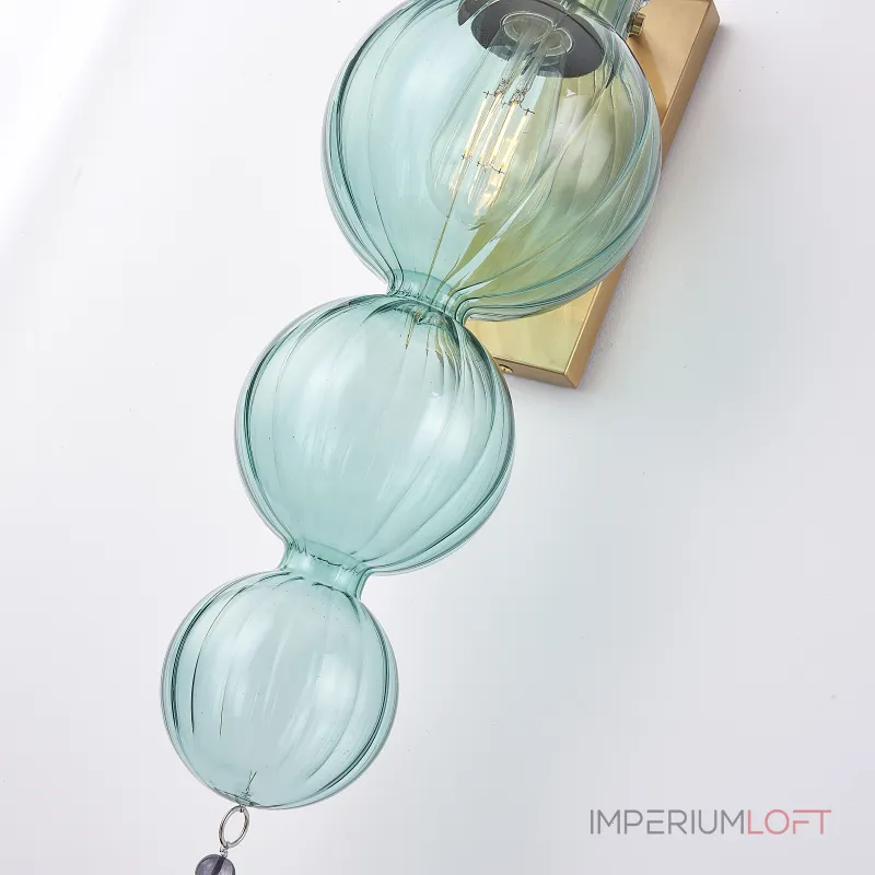 Бра Heathfield Lighting - Medina Wall brass/blue от ImperiumLoft