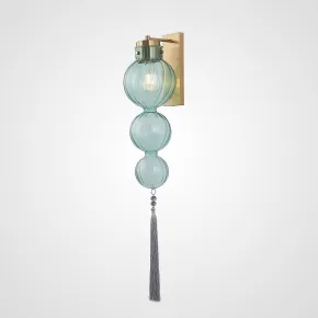Бра Heathfield Lighting - Medina Wall brass/blue
