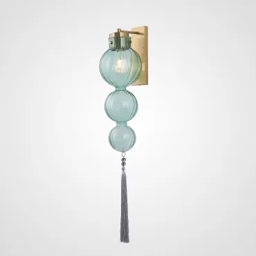Бра Heathfield Lighting - Medina Wall brass/blue