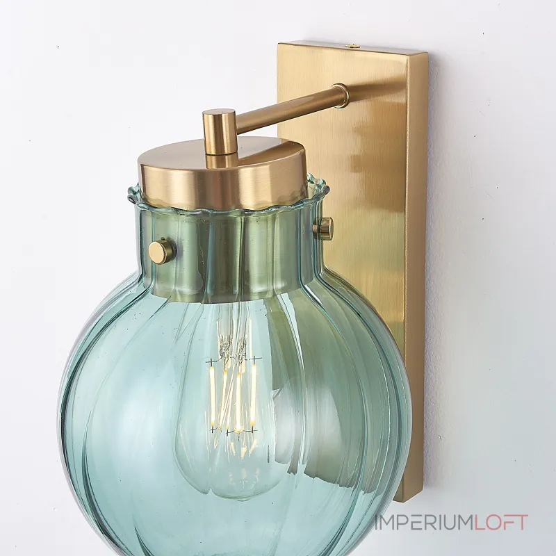 Бра Heathfield Lighting - Medina Wall brass/blue от ImperiumLoft