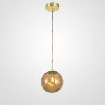 Подвесной светильник ASKA D200 Amber от ImperiumLoft